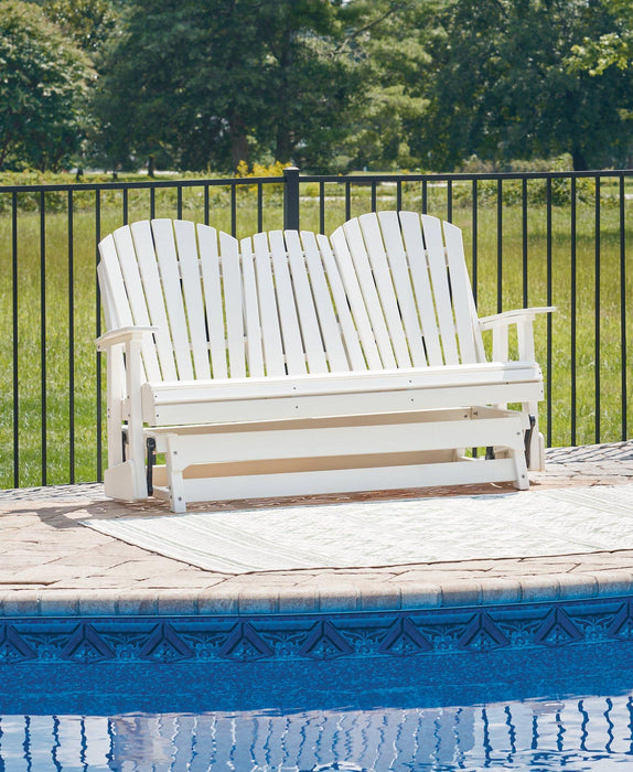 Hyland wave Outdoor Glider Loveseat - MR ZEE FURNITURE