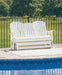 Hyland wave Outdoor Glider Loveseat - MR ZEE FURNITURE