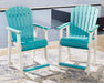 Eisely Outdoor Counter Height Bar Stool (Set of 2) - MR ZEE FURNITURE