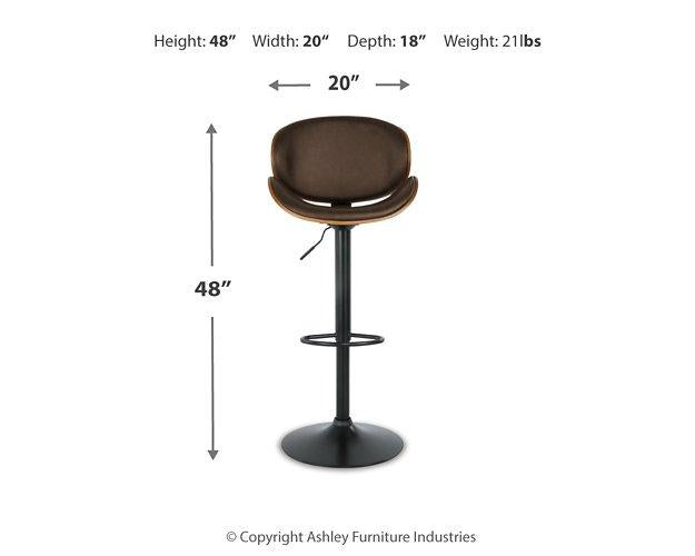 Bellatier Adjustable Height Bar Stool - MR ZEE FURNITURE