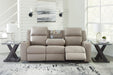 Lavenhorne Reclining Sofa with Drop Down Table - MR ZEE FURNITURE