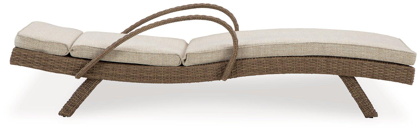 Beachcroft Outdoor Chaise Lounge with Cushion - MR ZEE FURNITURE