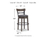 Caitbrook Bar Height Bar Stool - MR ZEE FURNITURE