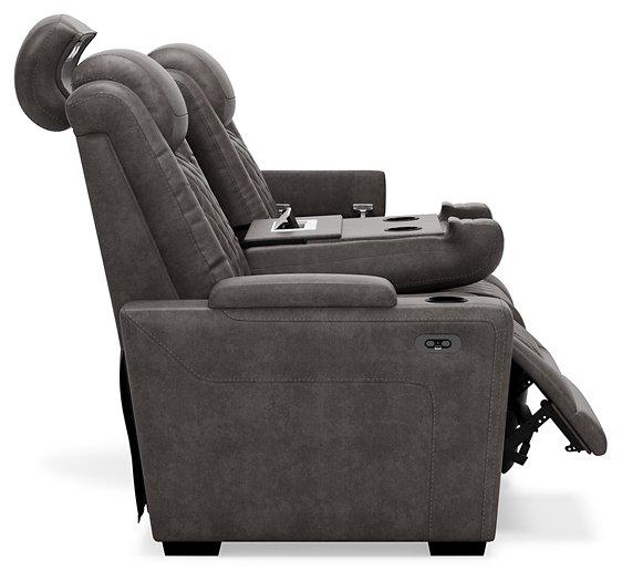 HyllMont Power Reclining Sofa - MR ZEE FURNITURE