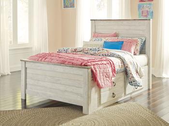 Willowton Bed with 2 Storage Drawers - MR ZEE FURNITURE