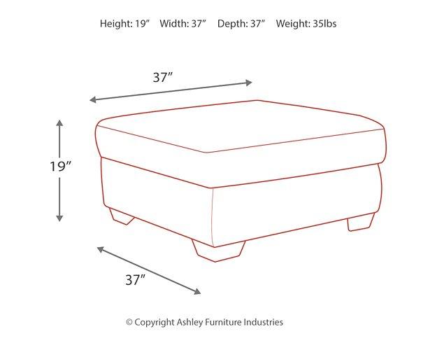 Accrington Oversized Ottoman - MR ZEE FURNITURE