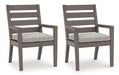 Hillside Barn Outdoor Dining Arm Chair (Set of 2) - MR ZEE FURNITURE