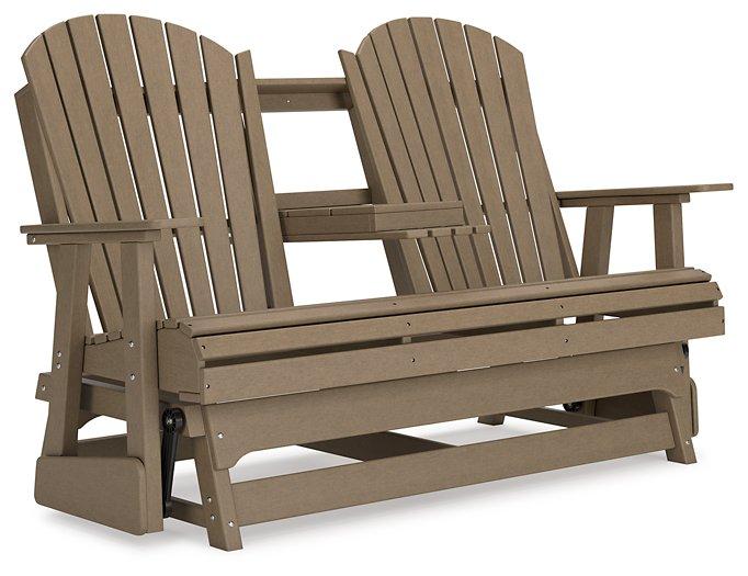 Hyland wave Outdoor Glider Loveseat - MR ZEE FURNITURE