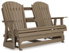 Hyland wave Outdoor Glider Loveseat - MR ZEE FURNITURE