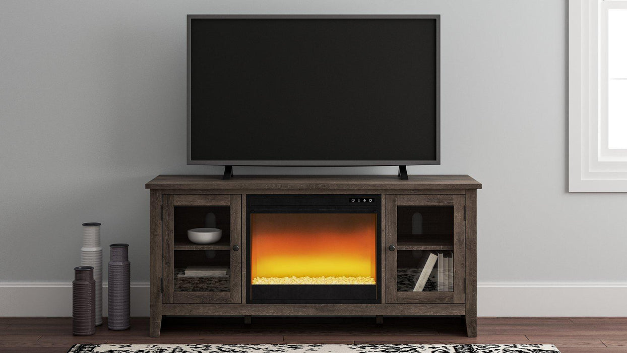 Arlenbry 60" TV Stand with Electric Fireplace - MR ZEE FURNITURE