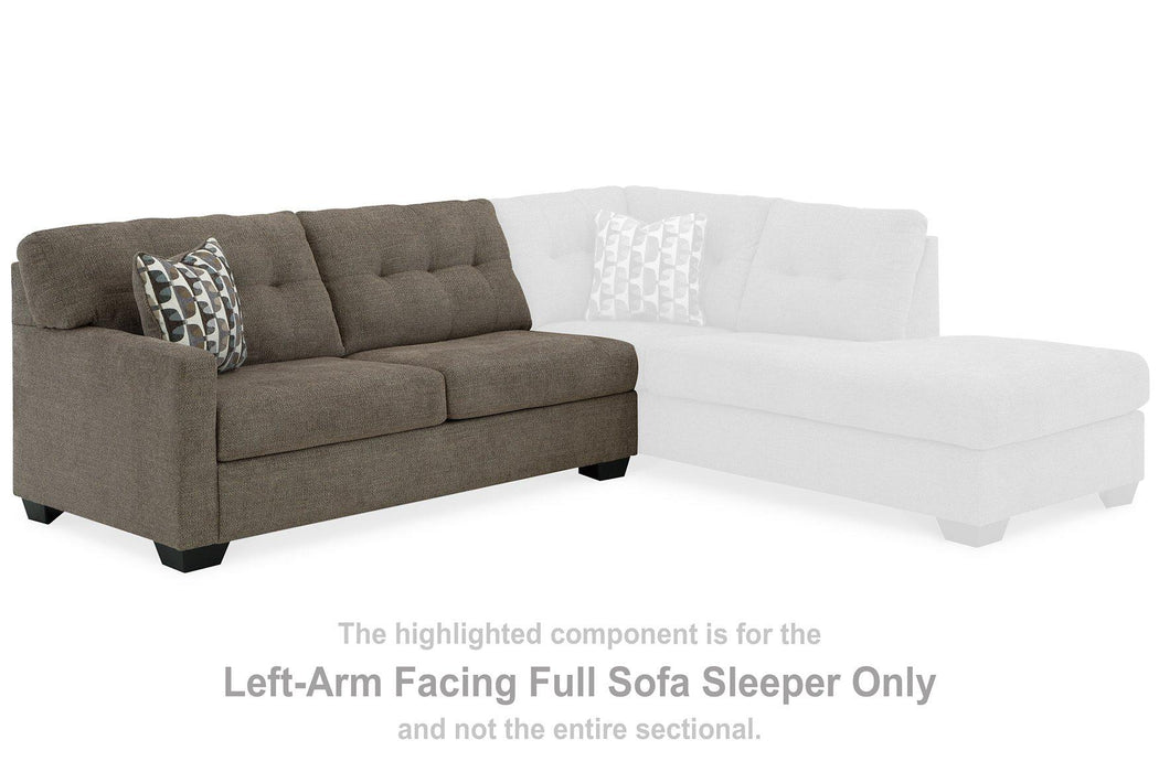 Mahoney 2-Piece Sleeper Sectional with Chaise - MR ZEE FURNITURE