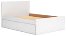 Onita Panel Bed with 1 Side Storage - MR ZEE FURNITURE