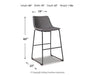 Centiar Pub Height Bar Stool - MR ZEE FURNITURE