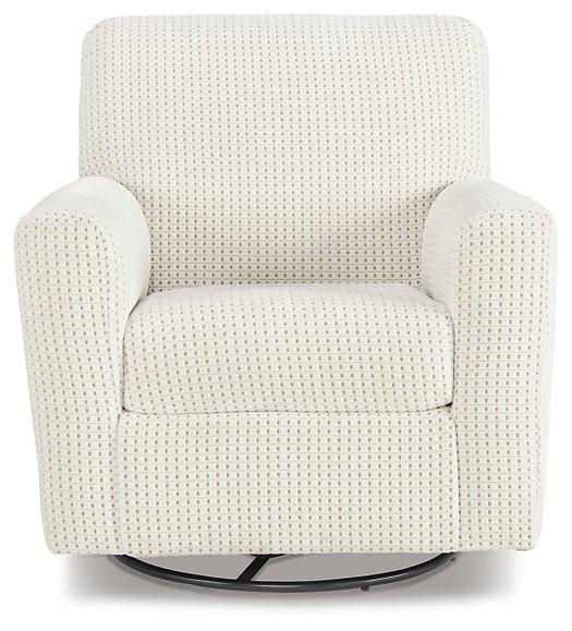 Herstow Swivel Glider Accent Chair - MR ZEE FURNITURE