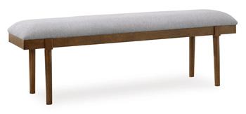 Lyncott 59" Upholstered Dining Bench - MR ZEE FURNITURE