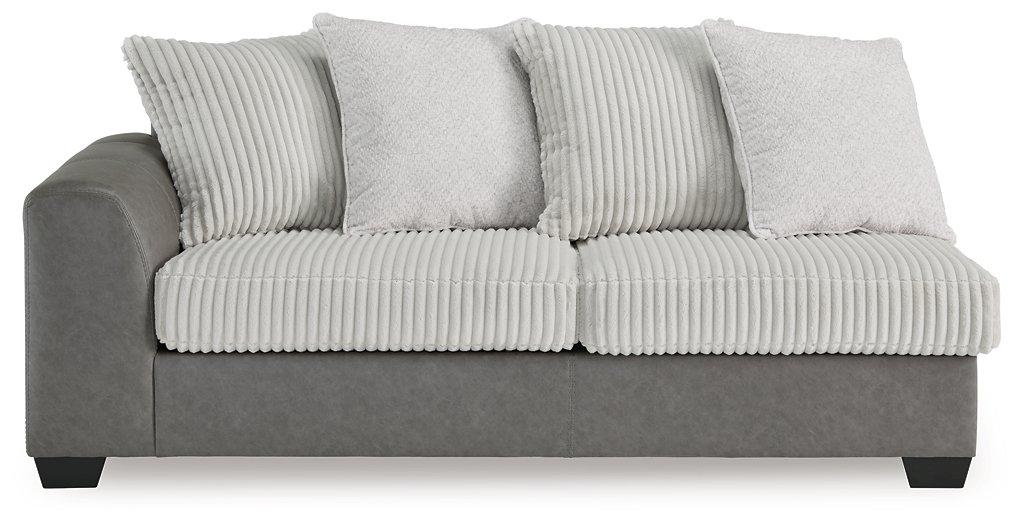 Clairette Court Sectional with Chaise - MR ZEE FURNITURE