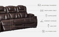 Warnerton Power Reclining Sofa - MR ZEE FURNITURE