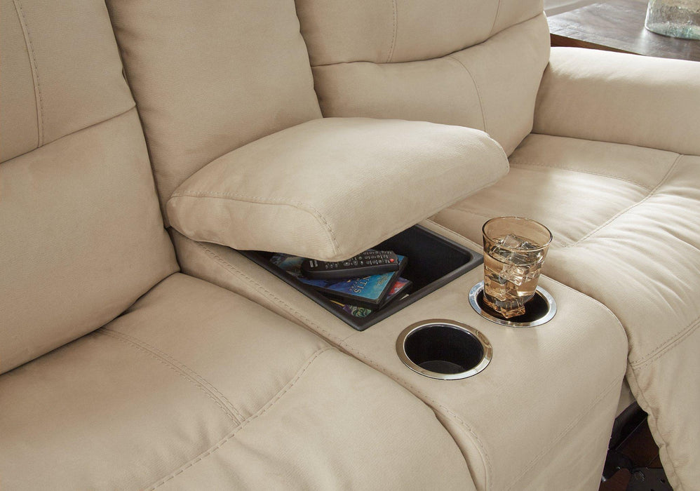 Next-Gen Gaucho Power Reclining Loveseat with Console - MR ZEE FURNITURE