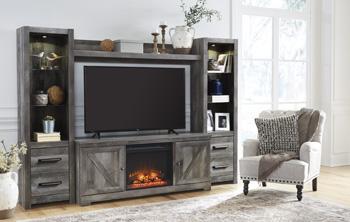 Wynnlow 4-Piece Entertainment Center with Electric Fireplace - MR ZEE FURNITURE