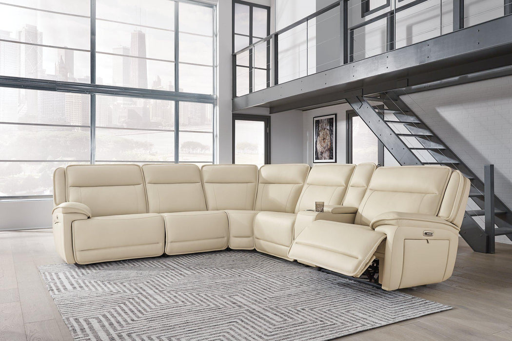 Double Deal Power Reclining Sectional - MR ZEE FURNITURE