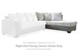 Clairette Court Sectional with Chaise - MR ZEE FURNITURE