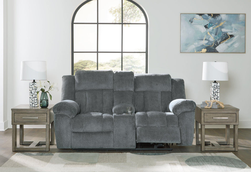 Tip-Off Power Reclining Loveseat - MR ZEE FURNITURE