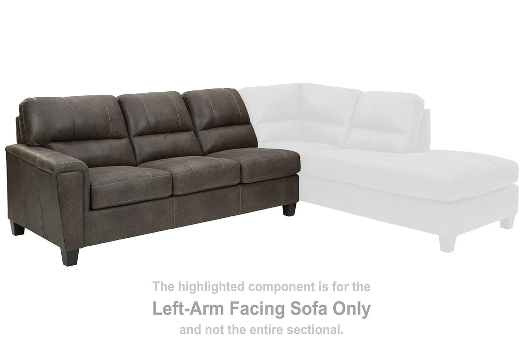 Navi 2-Piece Sectional with Chaise - MR ZEE FURNITURE