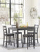 Bridson Counter Height Dining Table and Bar Stools (Set of 5) - MR ZEE FURNITURE