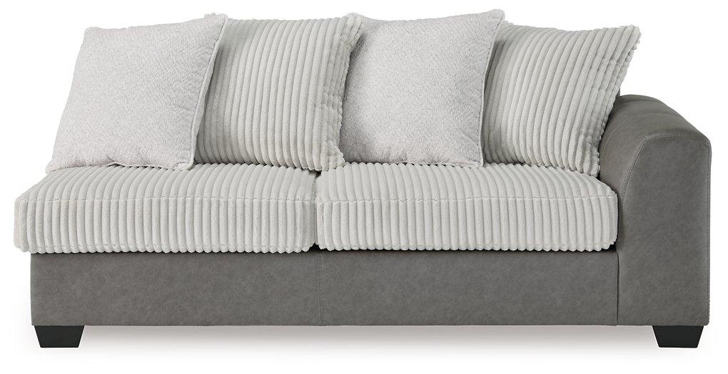 Clairette Court Sectional with Chaise - MR ZEE FURNITURE