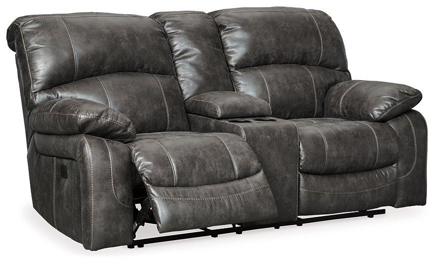 Dunwell Power Reclining Loveseat with Console - MR ZEE FURNITURE