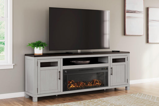 Darborn 88" TV Stand with Electric Fireplace - MR ZEE FURNITURE