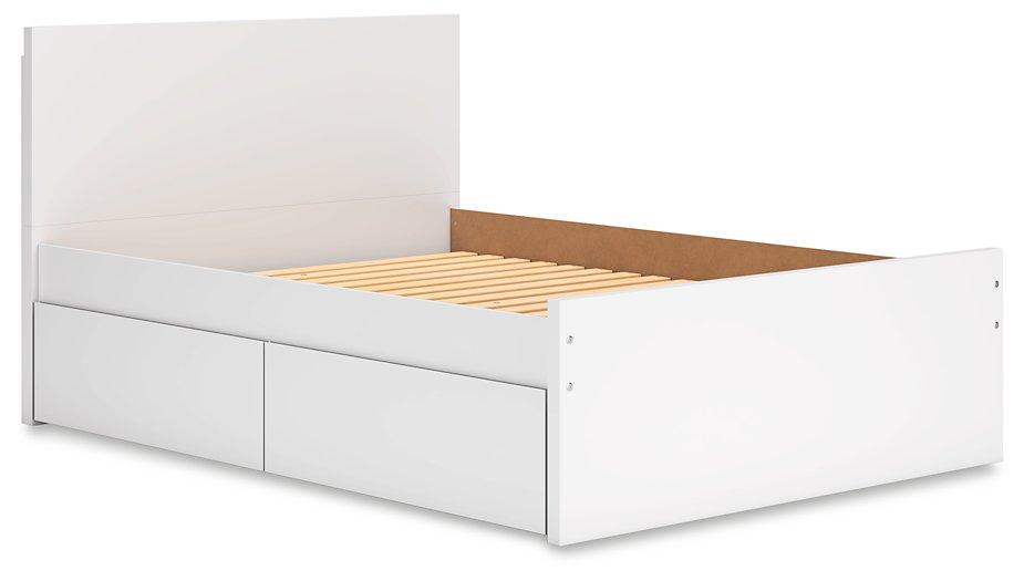 Onita Panel Bed with 2 Side Storage - MR ZEE FURNITURE