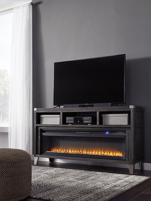 Todoe 65" TV Stand with Electric Fireplace - MR ZEE FURNITURE