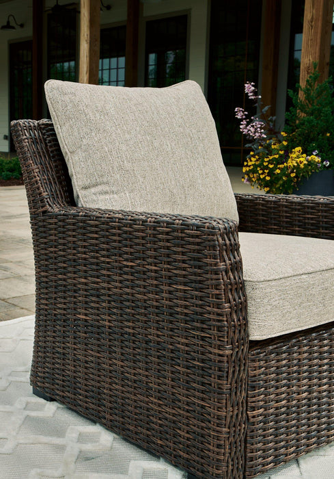 Brook Ranch Outdoor Lounge Chair with Cushion - MR ZEE FURNITURE