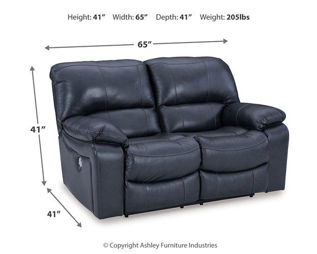 Leesworth Power Reclining Loveseat - MR ZEE FURNITURE