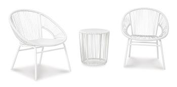 Mandarin Cape Outdoor Table and Chairs (Set of 3) - MR ZEE FURNITURE