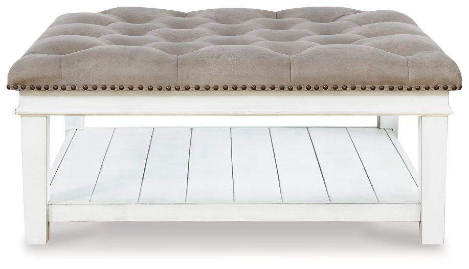 Kanwyn Upholstered Ottoman Coffee Table - MR ZEE FURNITURE