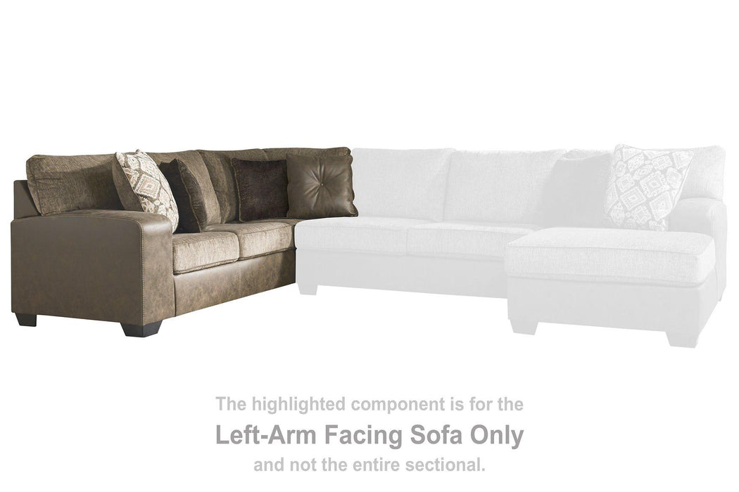 Abalone 3-Piece Sectional with Chaise - MR ZEE FURNITURE