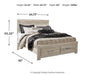 Bellaby Bed with 2 Storage Drawers - MR ZEE FURNITURE