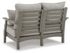 Visola Outdoor Loveseat with Cushion - MR ZEE FURNITURE