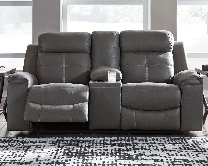 Jesolo Reclining Loveseat with Console - MR ZEE FURNITURE