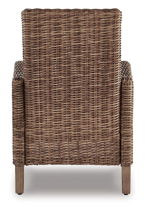 Beachcroft Outdoor Arm Chair with Cushion (Set of 2) - MR ZEE FURNITURE