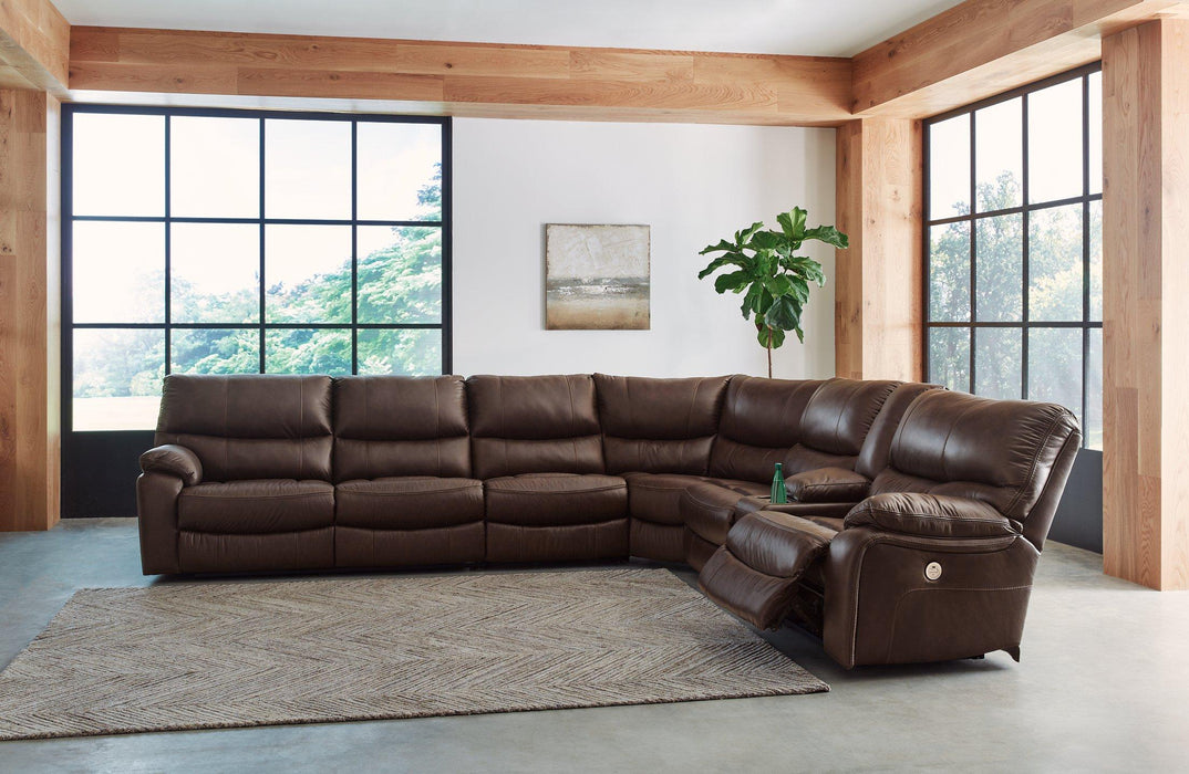 Family Circle Power Reclining Sectional - MR ZEE FURNITURE