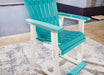 Eisely Outdoor Counter Height Bar Stool (Set of 2) - MR ZEE FURNITURE