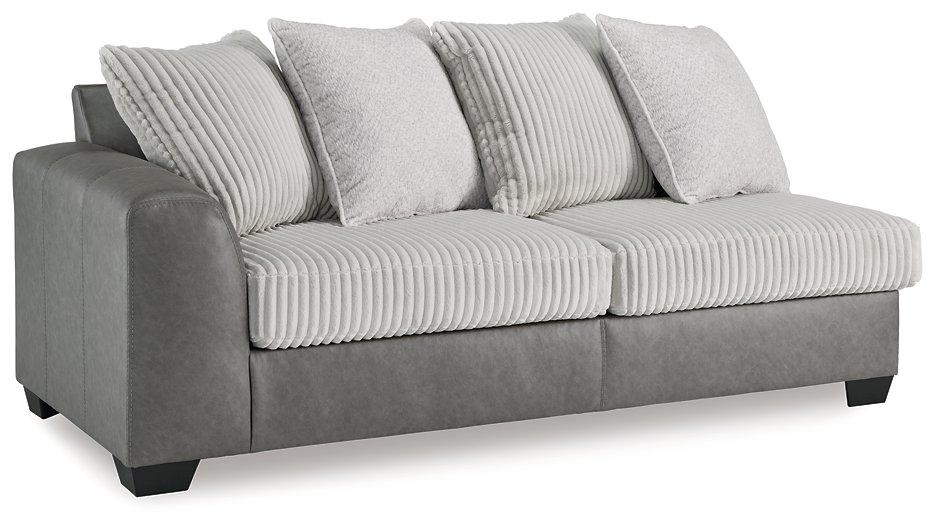 Clairette Court Sectional with Chaise - MR ZEE FURNITURE