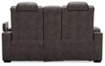 HyllMont Power Reclining Loveseat with Console - MR ZEE FURNITURE