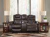 Warnerton Power Reclining Loveseat with Console - MR ZEE FURNITURE