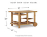 Kailani Serving Cart - MR ZEE FURNITURE