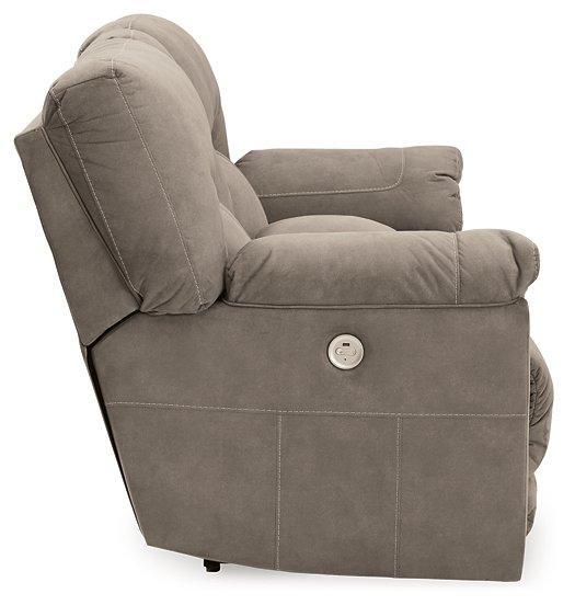 Cavalcade Power Reclining Loveseat with Console - MR ZEE FURNITURE