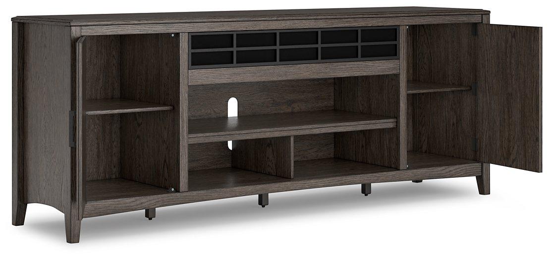 Montillan 84" TV Stand with Electric Fireplace - MR ZEE FURNITURE